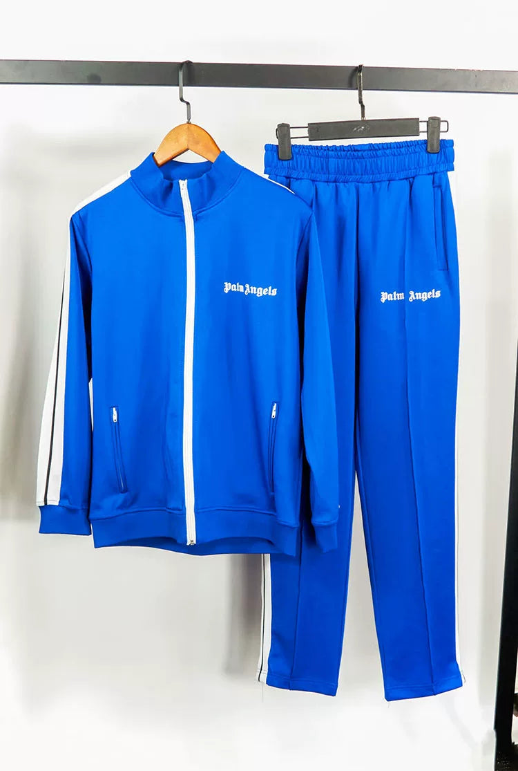 Palm Angels Style Rainbow Stripe Tracksuit Set