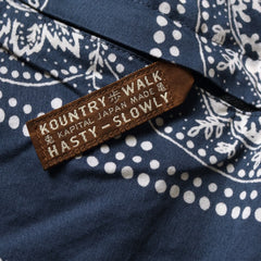 25SS KAPITAL Hirata and Hongri casual cashew flower print adjustable elastic loose shorts