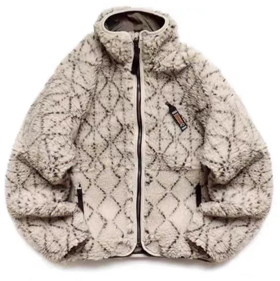 KAPITAL double-sided high neck jacket designed by Kazuhiro Hirata for men and women's versatile autumn and winter jacket