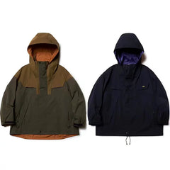 23SS KOLOR Abe Run One Color Japanese Splicing Waterproof Splicing Skill Stormtrooper Jacket Hooded Jacket