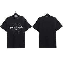 Palm Angels Graphic Oversized Cotton Streetwear Tee