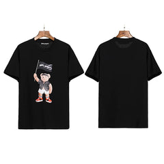 Palm Angels Graphic Oversized Cotton Streetwear Tee