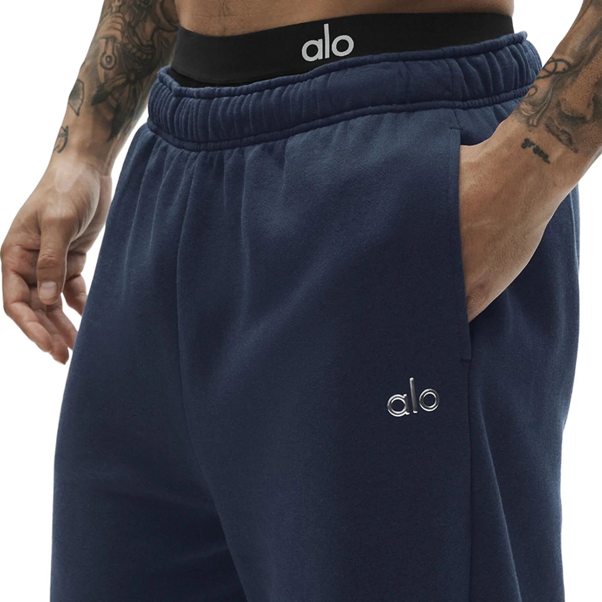 Alo Yoga Accolade Straight Leg Navy Sweatpants