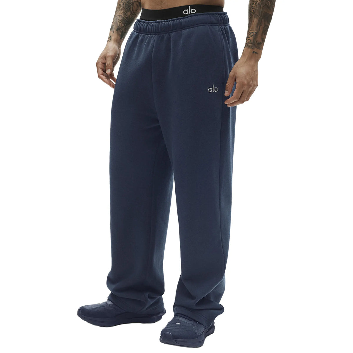 Alo Yoga Accolade Straight Leg Navy Sweatpants