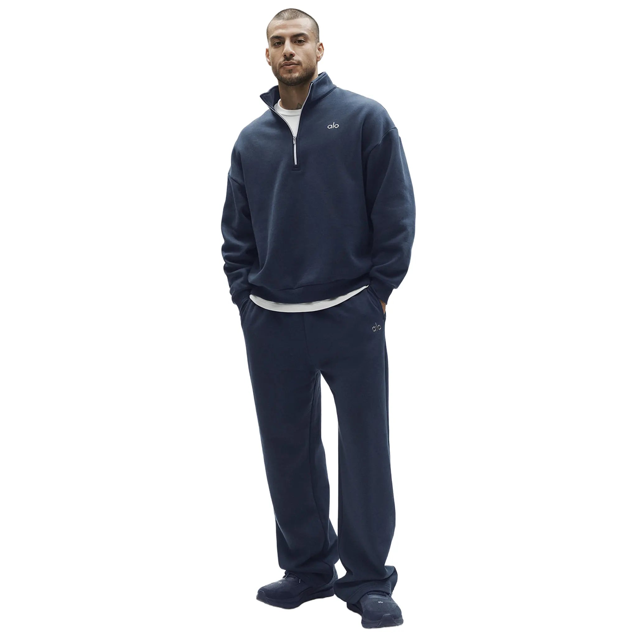 Alo Yoga Accolade Straight Leg Navy Sweatpants