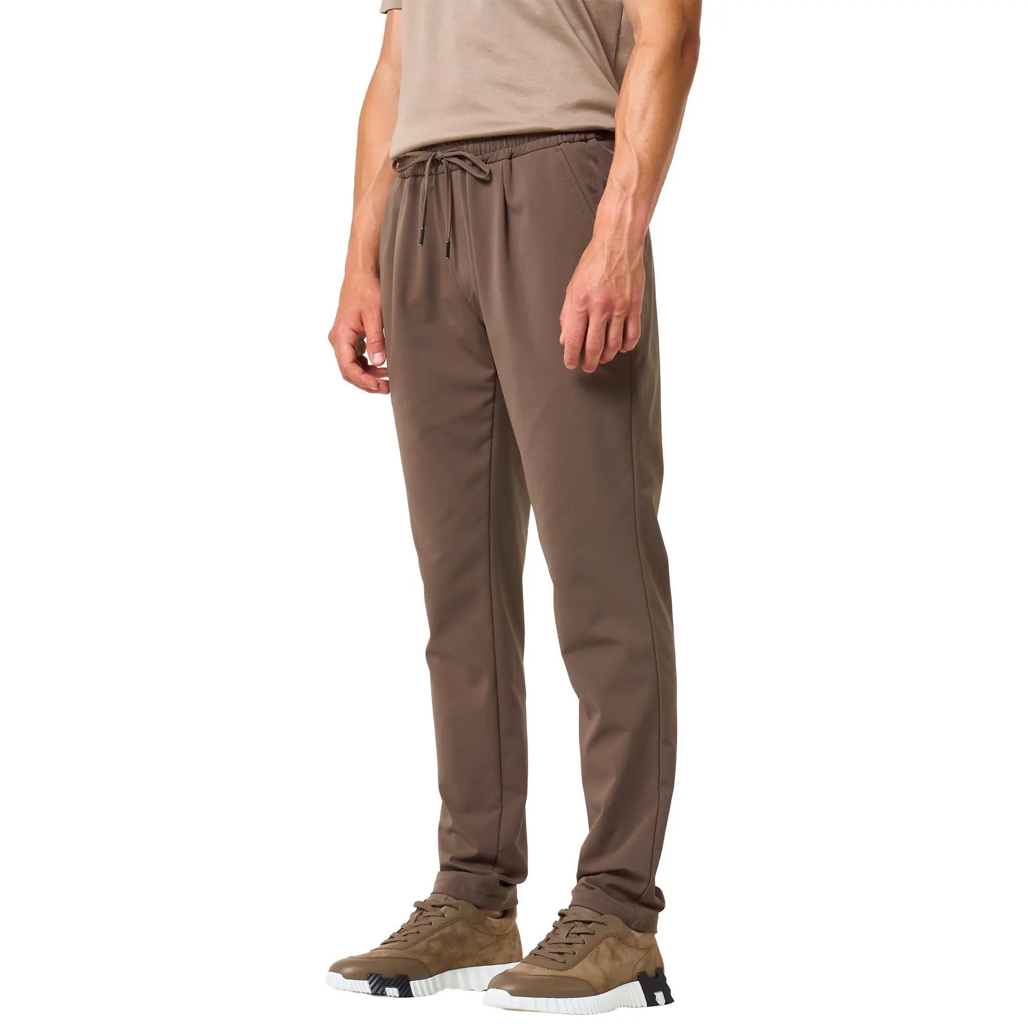 Loiano Tech Taupe Trousers